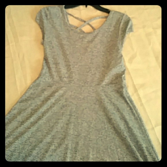 Gray summer dress - Picture 1 of 3